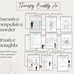 Obsessive Compulsive Disorder | OCD | Intrusive Thoughts | CBT | Exposure Response Prevention Workbook
