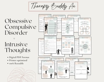 Obsessive Compulsive Disorder | OCD | Intrusive Thoughts | CBT | Exposure Response Prevention Workbook