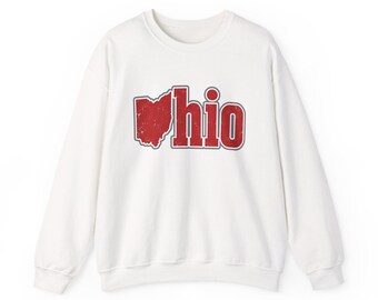 Ohio State Map Lettering Sweatshirt