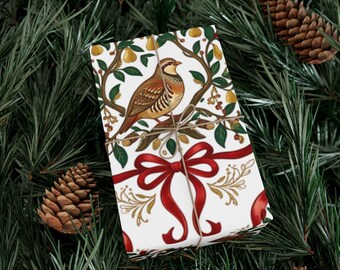 Partridge in a Pear Tree Wrapping Paper