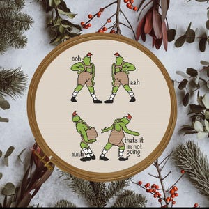 Grinch Christmas Cross Stitch Pattern: Dr. Seuss PDF (Digital Download)