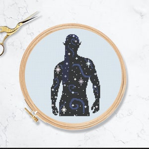 Ruhn Cross stitch pattern. Fantasy book, fae, HOSAB.