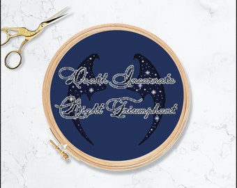 Death Incarnate Cross Stitch Pattern, Night Triumphant (PDF Download)