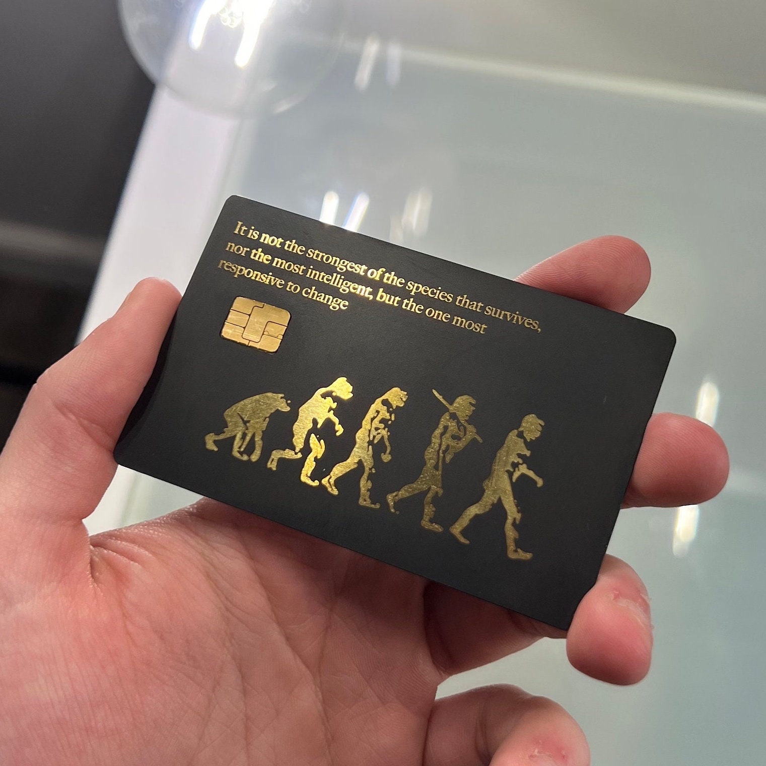 Custom Metal Debit & Credit Card Convert Plastic Card to Etsy