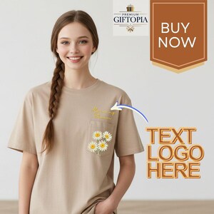 コットンポケットTシャツ｜丈夫なワークシャツ、カスタムプリント、ユニセックスフィット（S～4XL）