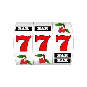 2 x 3 Inch Winner 777 Stickers Decals