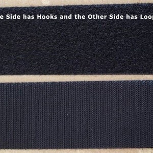 Two 8" x 2" Hook and Loop Extension Extender Straps