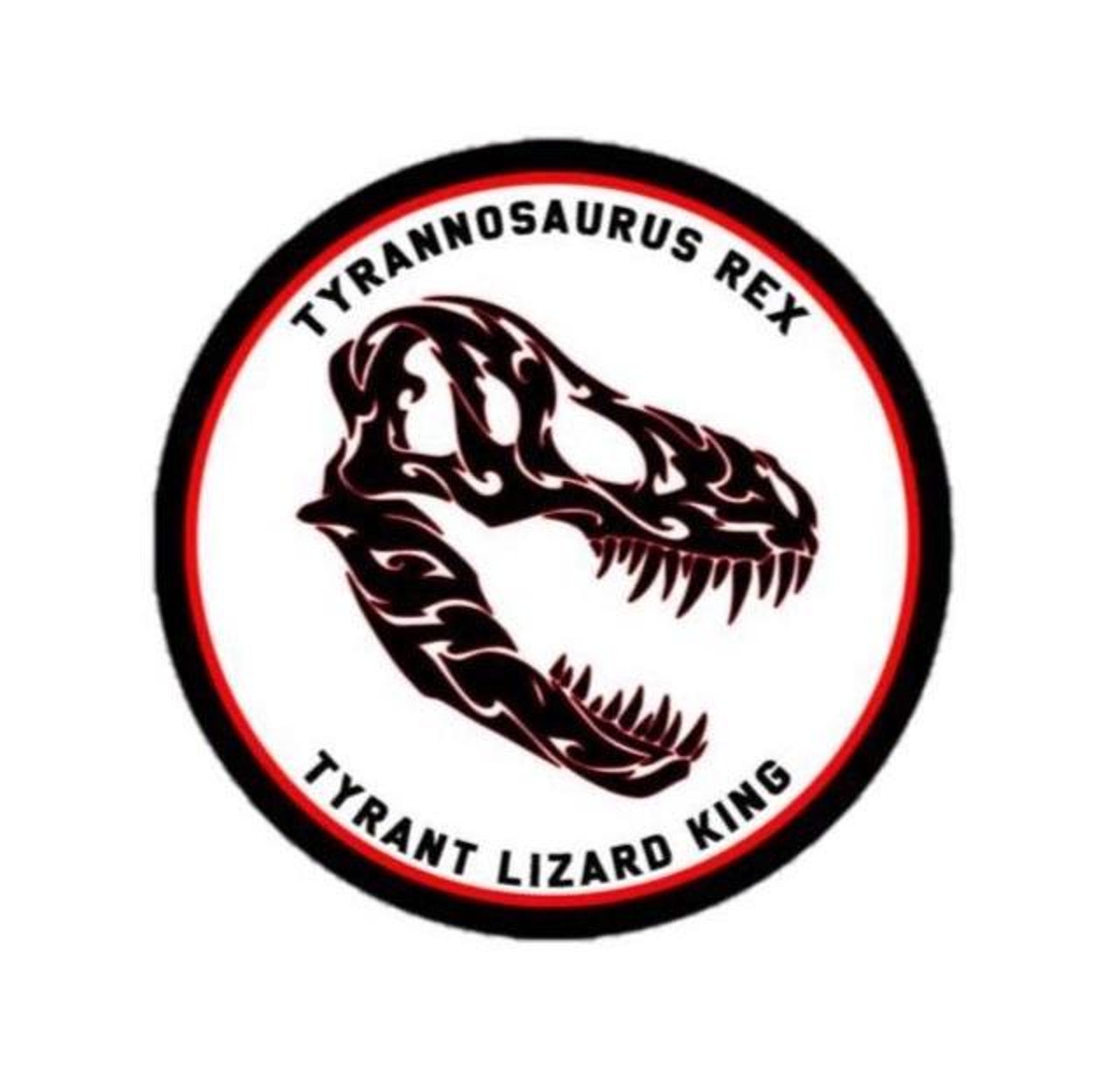 2 X 3 T-rex Deviant Art Stickers Decals - Etsy