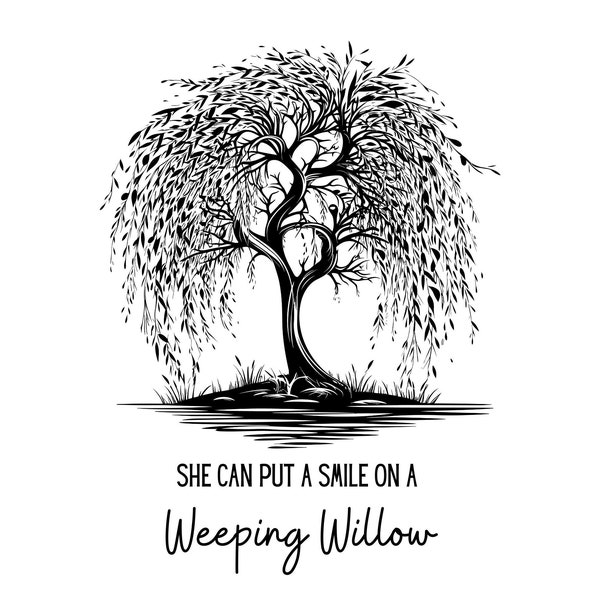 Warren Zeiders, Weeping Willow, svg, png, jpg, pdf digital download, All cutting machines, sublimation, Country-Western, DIY