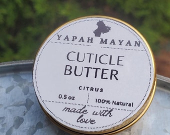 Citrus Cuticle Butter | Natural Nail Balm for Dry Cuticles