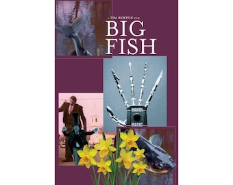 Póster de la película Big Fish / Película de Tim Burton, impresión artística