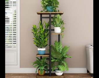 Plant Stand Indoor Plants Multiple Plant Stands Wood Outdoor Tiered Plant Shelf for Multiple Plants