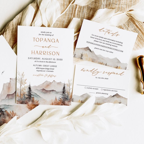 Mountain Wedding - Etsy