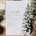 Mountain Wedding Invitation, Printable Fall Mountain Destination ...
