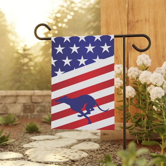 Red, White & Blue Patriotic Garden Flag – 28x40 Inches, Double-Sided Eagle Design, Pre-Owned