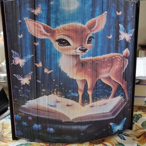 Deer Book - 22.8CM - 589P - Photo Strip , Fore-edge Pattern