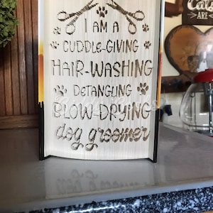 Dog Groomer- Cut and Fold Pattern