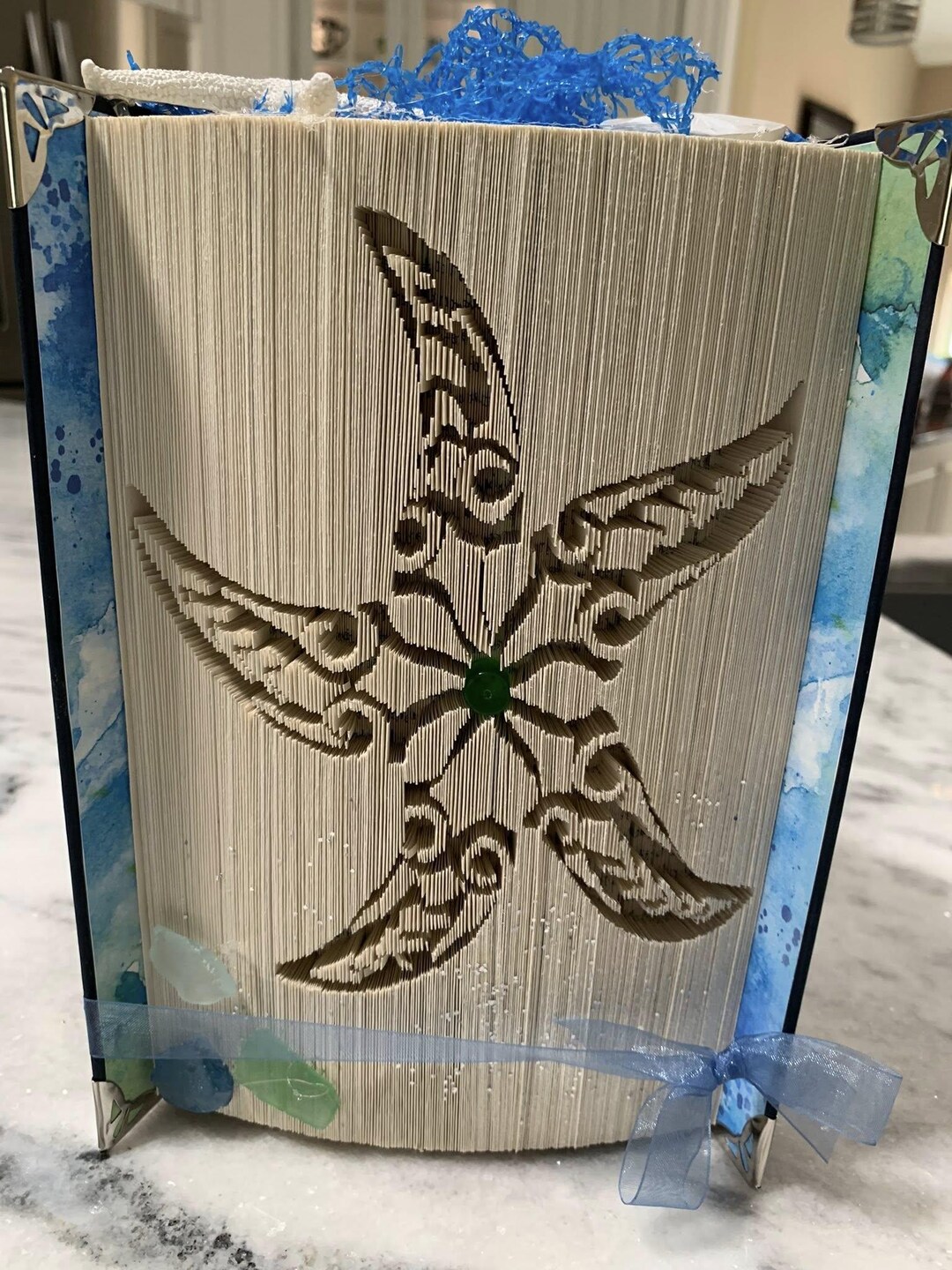 Tribal Starfish - 21cm - 495 - GRAPH - Spine IN - Book Folding - Cut ...