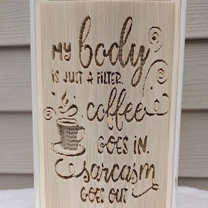 Body Filter Coffee - Cut and Fold Pattern