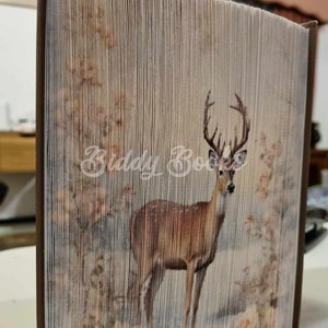 Deer with Pink Flowers- Photo Strip Pattern