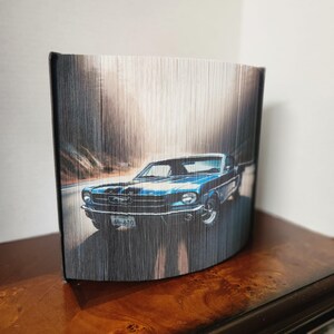 Blue Car - 23.4cm - 553 Pages - Photo Strip , Fore-edge Pattern