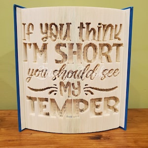 Short Temper - Cut and Fold Pattern
