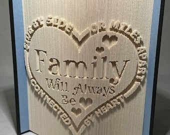 Family Will Always Be -Cut and Fold Pattern
