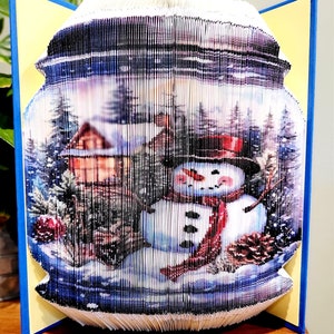 Snowman Mason Jar - Photo Strip