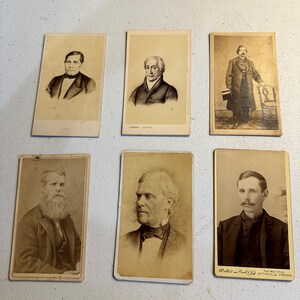 Lotto di cartoline fotografiche antiche per bambini, donne e uomini del 1800