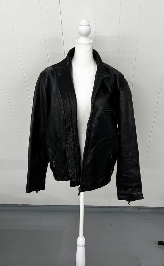 Vintage airborne leather jacket - Gem