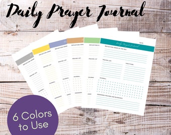 Daily Prayer Journal | Prayer Journalling | GoodNotes Prayer Journal Page | Bullet Journal Prayer Journal Page | Bujo Journal