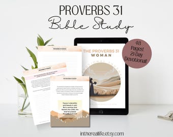 Proverbs 31 Bible Study | Bible Study Notes | Proverbs 31 Woman | Prayer Journal | Women's Devotional | Christian Prayer Notes