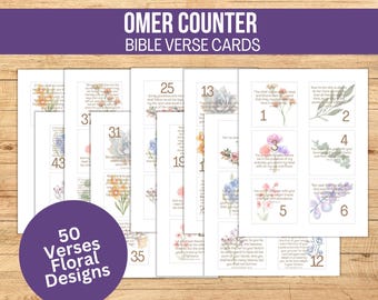 Omer Counting Tool | Shavuot Biblical Feast | Biblical Feasts for Christians | Counting the Omer | Torah for the Home | Passover Decor