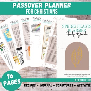 Passover for Christians Guidebook | Christian Passover | How to celebrate Passover as a Christian | Bible Study | Biblical Feasts Workbook