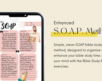 S.O.A.P. Bible Study Method | SOAP bible study Method | Bible Study Journal | Bible Study for Women | Bible Study Topics | Verses