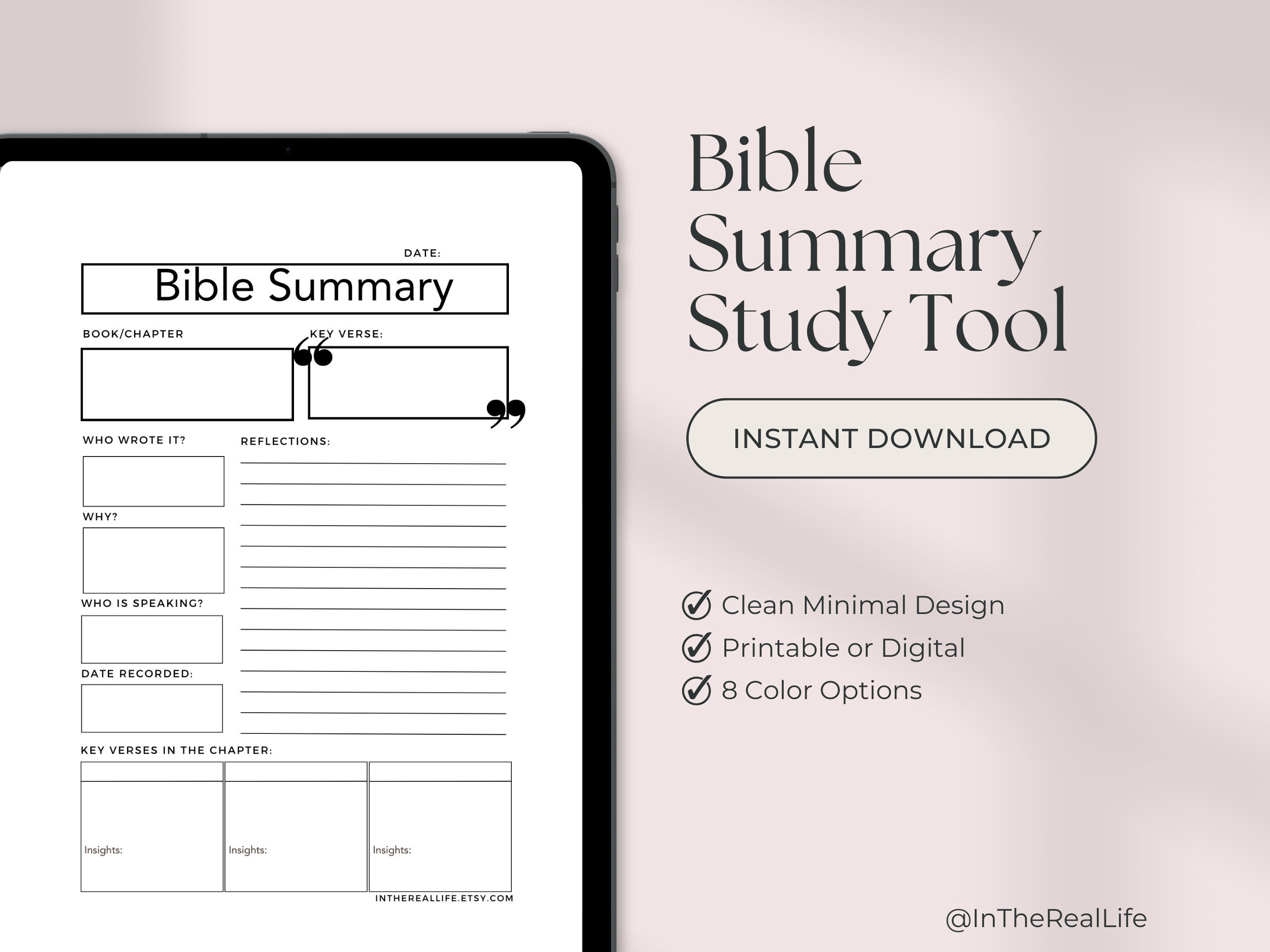 Bible Summary Bible Study Tool Scripture Study Bible Journal