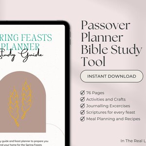 Passover for Christians Guidebook | Christian Passover | How to celebrate Passover as a Christian | Bible Study | Biblical Feasts Workbook