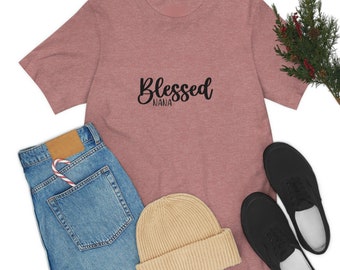 Blessed Nana/Womens Bella+Canvas Short Sleeve Tee/Mothers Day Gift/Mothers Day Tshirt