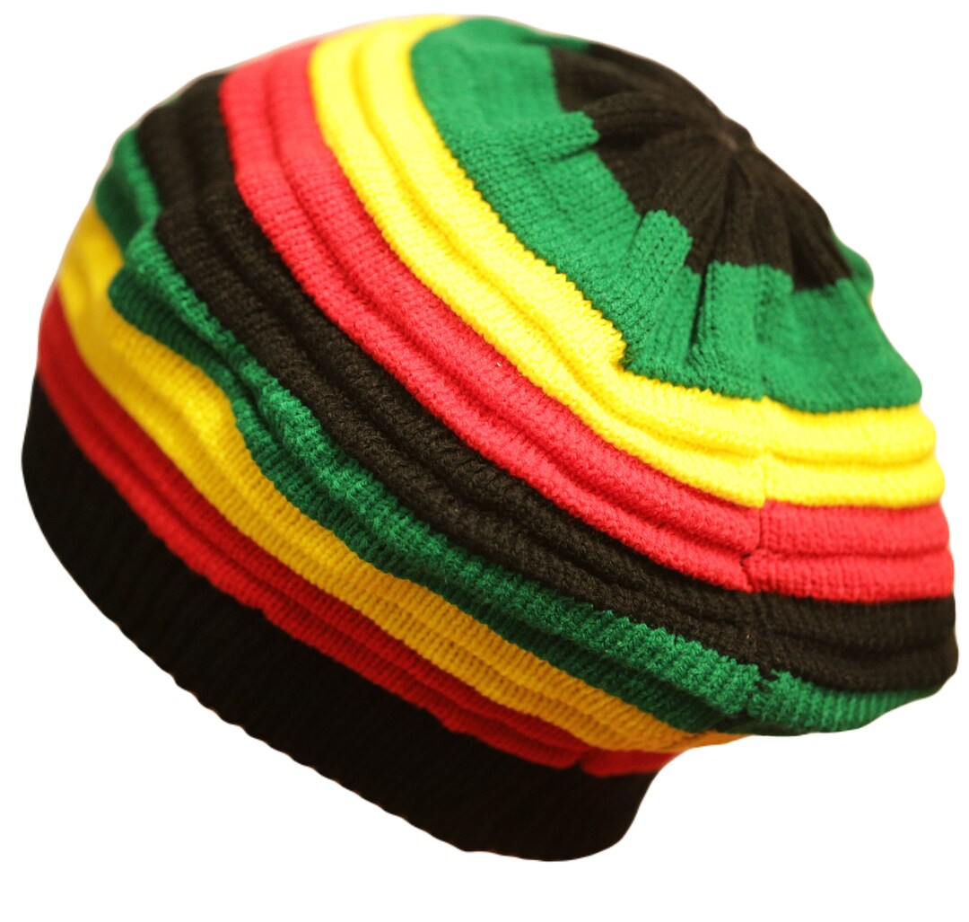 Topi Rasta Rasta Jamaican Bob Marley Kufi Cap Topi Hat Skull Red Yellow Green One ...