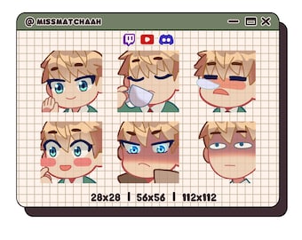 Anime Loid Emote Pack para Twitch\Discord