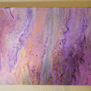 Original Acrylic Pouring Paint Fluid Canvas