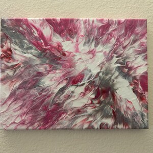 Original Acrylic Pouring Painting Canvas