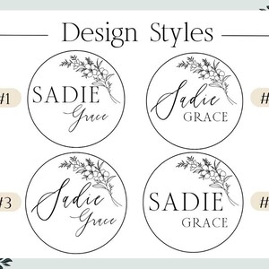 Custom Baby Name Announcement Wooden Round Hospital Sign for Crib Personalized Newborn Sign Circle Photo Prop Engraved Baby Name Plaque zdjęcie 6
