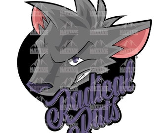 Radical Rats Die-Cut Vinyl Decal