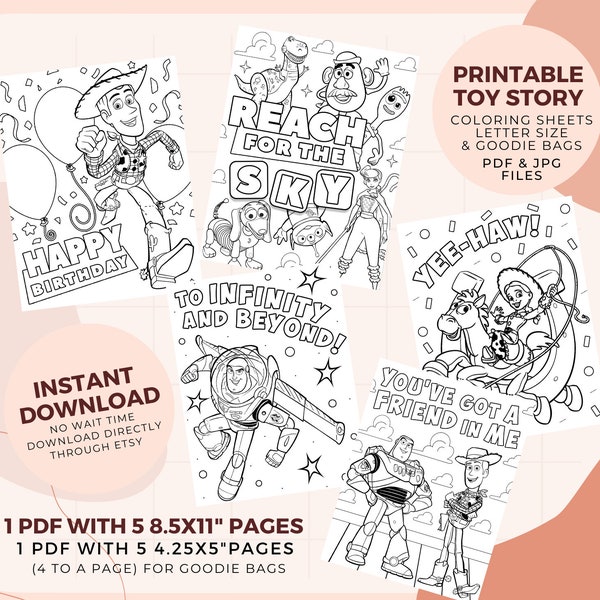 Toy Story Birthday Goodie Bag - Etsy