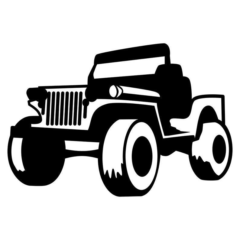 Willys Classic Jeep Png Pdf Svg & Jpeg Files - Etsy