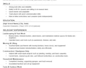 Entry Level Resume Template | First Job, No Experience (Word File) Teen Resume
