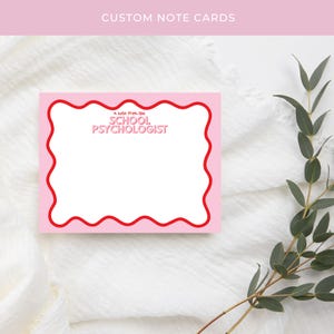 Lot de cartes postales psychologue scolaire - Cartes de correspondance avec enveloppes, remerciements pour le professeur, rentrée des classes, coffret cadeau, fournitures de classe