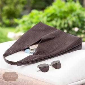 Damen Retro Kunstleder Gewebtes Muster Umhängetasche, Vegan Leder Frauen Einkaufstasche, Hobo Reise Arbeitstasche Wochenendtasche mit großer Kapazität