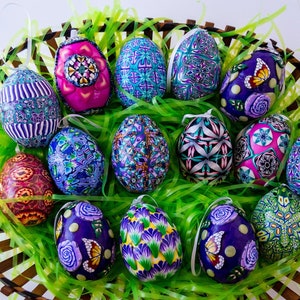 Uova di Pasqua decorate